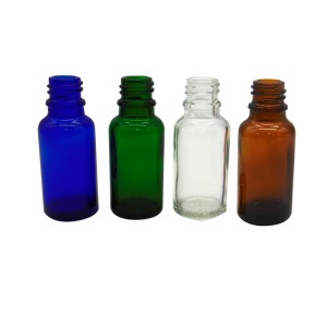 essential glass bottle