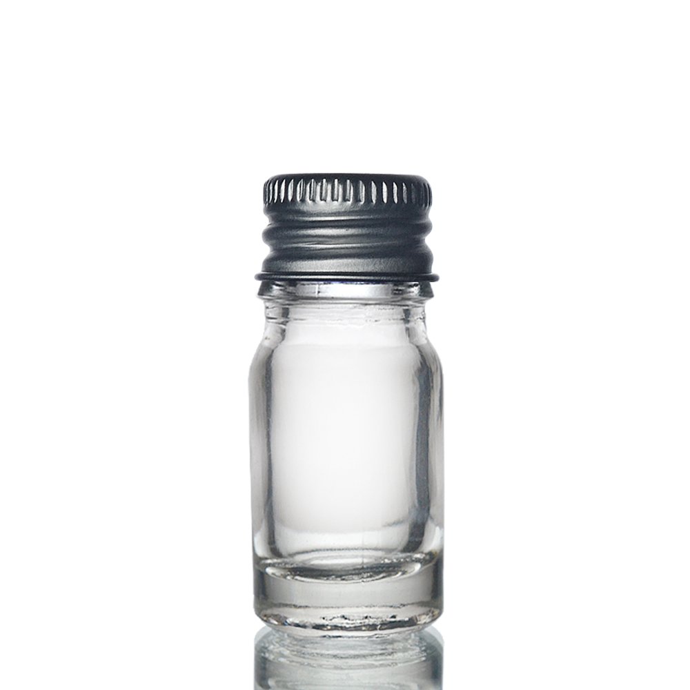 5ml clear glass bottle