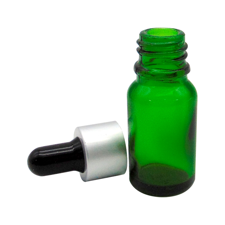 green glass bottle essential oil 