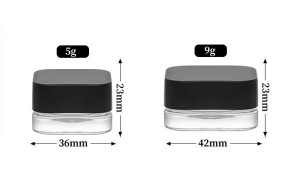 5ml Square Glass Jar with Leak Proof Design for Concentrate