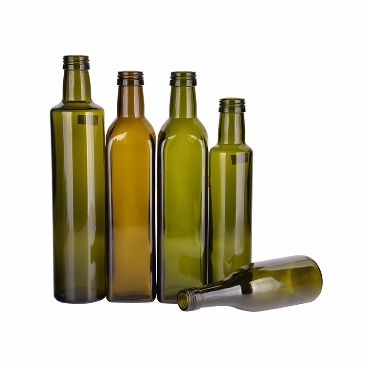 250ml 500ml 750ml Green Glass Marasca Olive Oil Bottle Featured Image