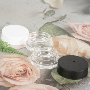15ml Clear Round Cannabis Concentrate Glass Jar with CR Lid
