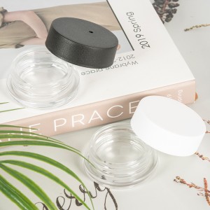 15ml Clear Round Cannabis Concentrate Glass Jar with CR Lid
