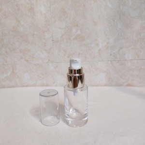20-120ml Glass Foundation Bottle with Pump | Luxury Makeup Packaging Container for Liquid Foundation & BB Cream