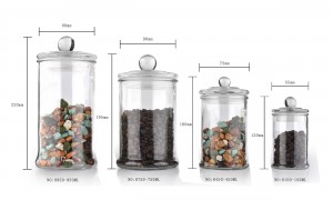 MBK Packaging Glass Jar with Lid for Candle and Dry Flower
