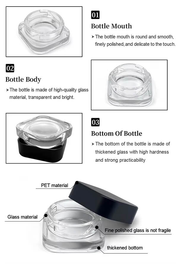 Concentrate Glass Jar