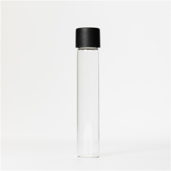 100% Original Customized Products - Glass Pre-Roll Tubes with Black Child Resistant Cap – Menbank