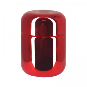 2oz/3g-Luxury-Shiny-Electroplated-Flower-Jar-with-Dome-Lid