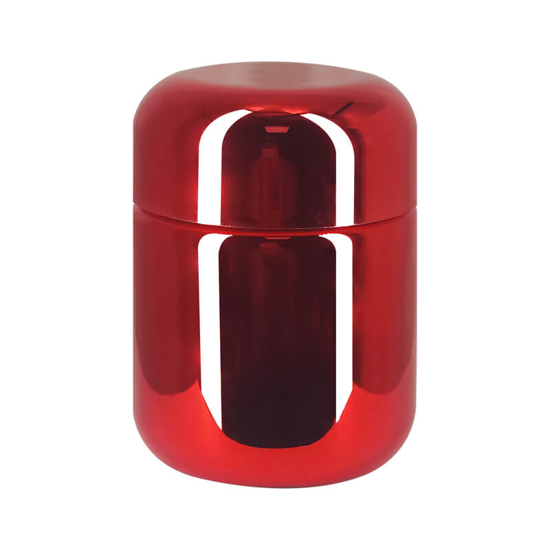 2oz/3g-Luxury-Shiny-Electroplated-Flower-Jar-with-Dome-Lid Featured Image