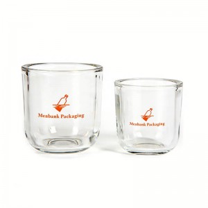 8oz Luxury Thick Glass Candle Jar (6mm Wall) with Lid | Heavy-Duty Candle Container | OEM/ODM Custom Logo