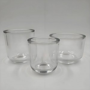 8oz Luxury Thick Glass Candle Jar (6mm Wall) with Lid | Heavy-Duty Candle Container | OEM/ODM Custom Logo