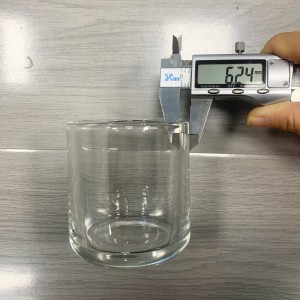 8oz Luxury Thick Glass Candle Jar (6mm Wall) with Lid | Heavy-Duty Candle Container | OEM/ODM Custom Logo