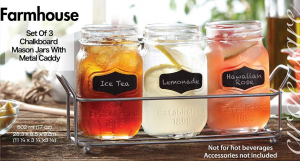 16OZ Bluk Glass Quart Mason Jar sets
