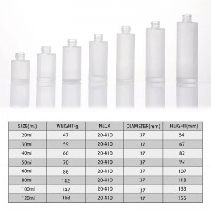 30ml 40ml 50ml 60ml 80ml 100ml 120ml Matte Frosted Glass Dropper Bottles with Bamboo Lid or Plastic Cap | Custom Essential Oil & Skincare Packaging
