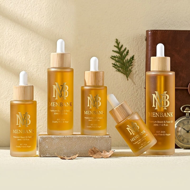 Matte Frosted Glass Dropper Bottles