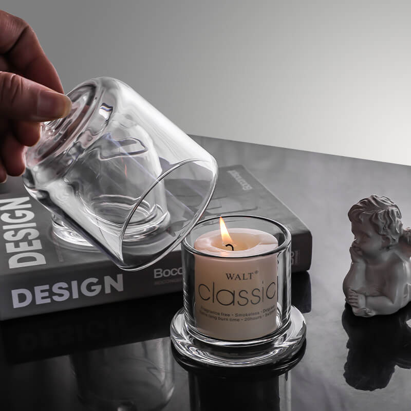 Bell Cloche Dome Glass Lid for Candle Jar