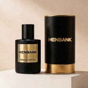 Black Luxury Perfume Bottle with Box 30ml 50ml 100ml | Custom Men’s Fragrance Packaging OEM