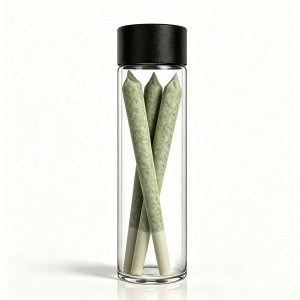 3Pack Pre-Roll Multipack Joint Jar 73mm Pre-roll Glass Jar