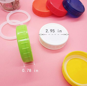 4OZ Glass Mason Jar with Plastic Lid