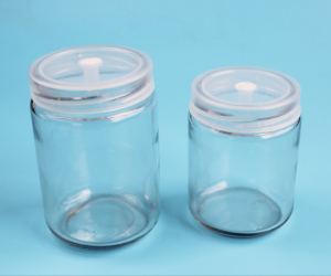 195ml 240ml 350ml Glass Plant Tissue Culture Seed Jar with Plastic Lid