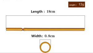 Colorful Reusable Straight Bent Glass Drinking Straw