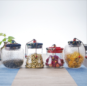 500ml Airtight Glass Storage Containe for Flower