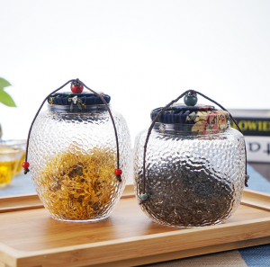 500ml Airtight Glass Storage Containe for Flower