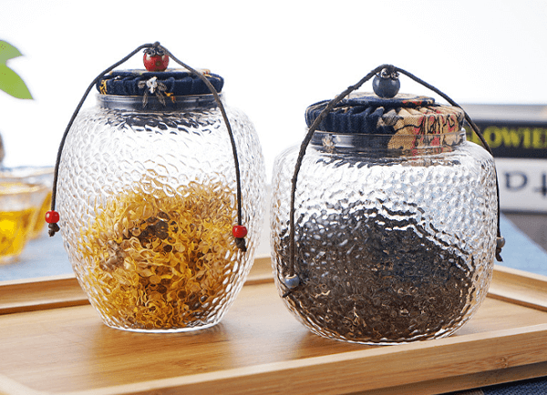 500ml Airtight Glass Storage Containe for Flower Featured Image