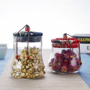 500ml Airtight Glass Storage Containe for Flower