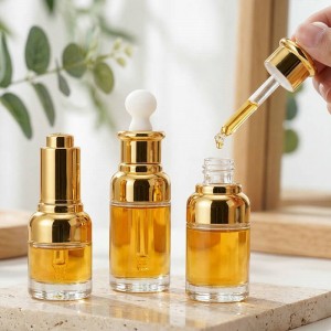 20ml 30ml 50ml Refillable Glass Dropper Bottles | Travel-Friendly Essential Oil & Skincare Packaging for OEM/ODM