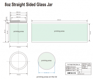 70-400 Neck-8oz Amber Wide Mouth Straight Sided Jars