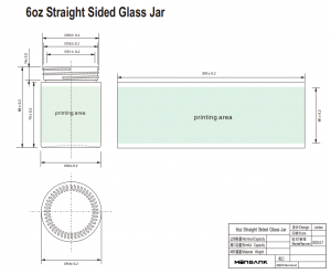6 oz Wide Mouth 63-400 Continuous Thread Straight Sided Jar