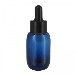 15ml-FDA-Approved-Customized-Gradient-Blue-High-end-Serum-Bottle-With-Squeezer