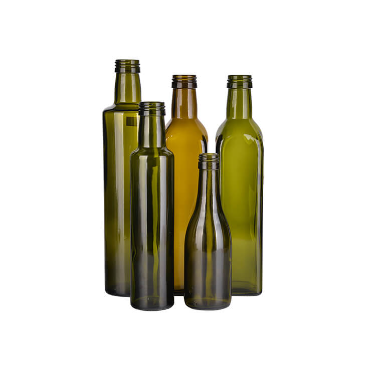 Thick Wall Glass Olive Oil bottle
