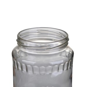720ML Cucumber Glass Canning Pickles Jar with Lug Lid