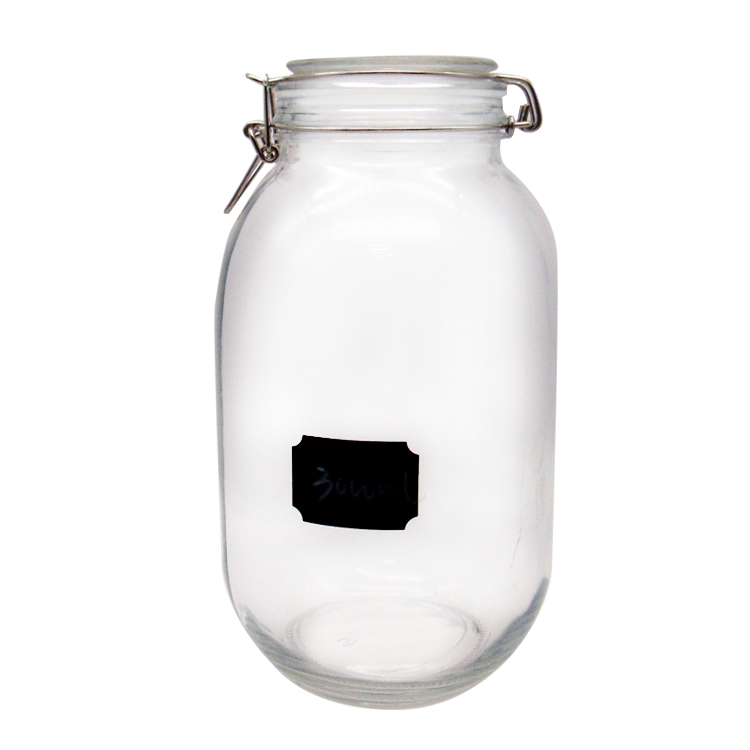 glass storage jar