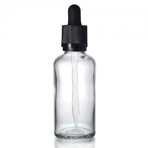 MBK 30ml Clear European Glass Bottle
