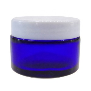 MBK Packaging 30ml 1OZ Cobalt Blue Glass Lotion Jar