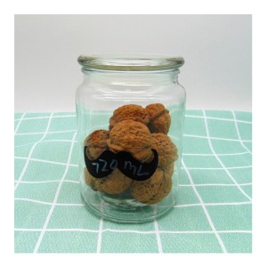 MBK Packaging 22OZ 720ml Classic Glass Storage Jar With Flat Glass Lid
