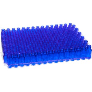 MBK Packaging1/2OZ Blue Glass Bottle with Black Child Resistant Dropper