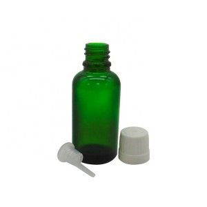 MBK Green Glass Dropper Bottle with Metal Lid – Menbank