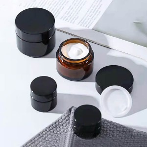 Wholesale Price China Glass Jar Set – MBK Packaging 2oz amber straight side glass Cream jar – Menbank