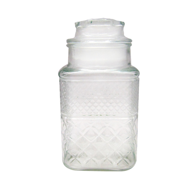 China Supplier Large 1.5L Vintage Glass Cookie Jars Container Featured Image