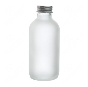 MBK Packaging 120ml Frost Glass Bottle with Metal Lid for Bubble Bath – Menbank