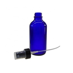 4OZ Cobalt Blue Glass Bottle with Fine Mist Sprayer – Menbank