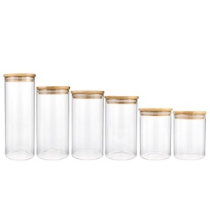 China Storage Heat Resistant Stash Glass Conatiner – Menbank