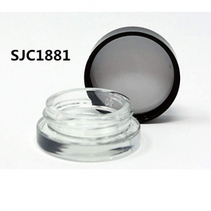 Factory making Glass Vial Bottles – MBK 5ml Glass Concentrate Container with Black Lid – Menbank
