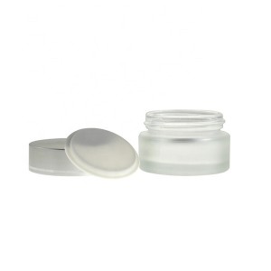 MBK Packaging Glass Jar 20 ml Frost Glass Empty Container With Screw Cap Lid – Menbank