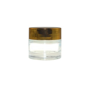 MBK Packaging 10ml Makeup Eye Cream Glass Sample Jar with Lid