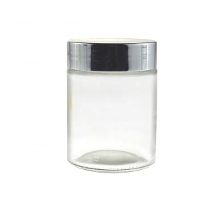 MBK 6OZ Round Glass Food Jar with Screw Lid